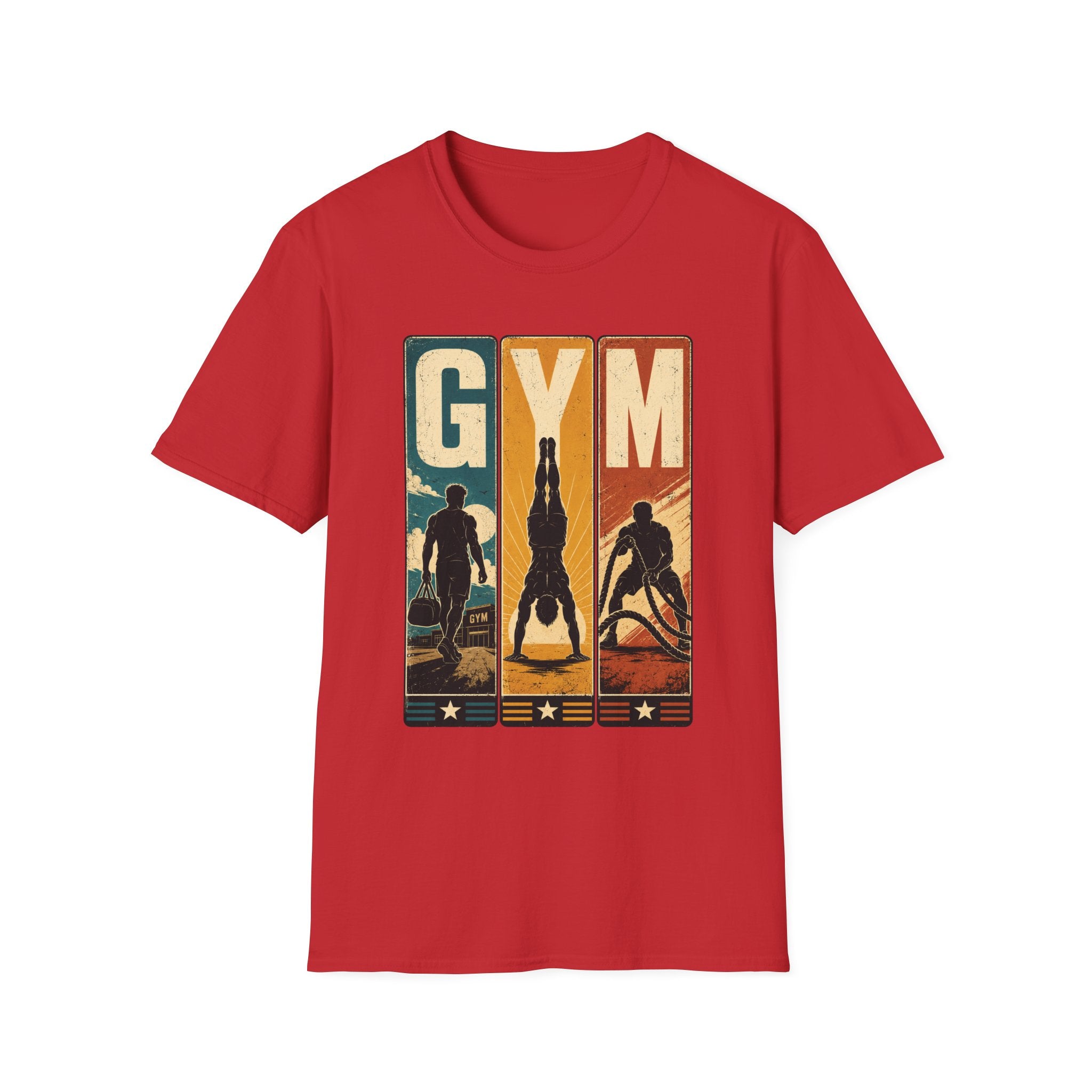 Retro Gym Panels T-Shirt