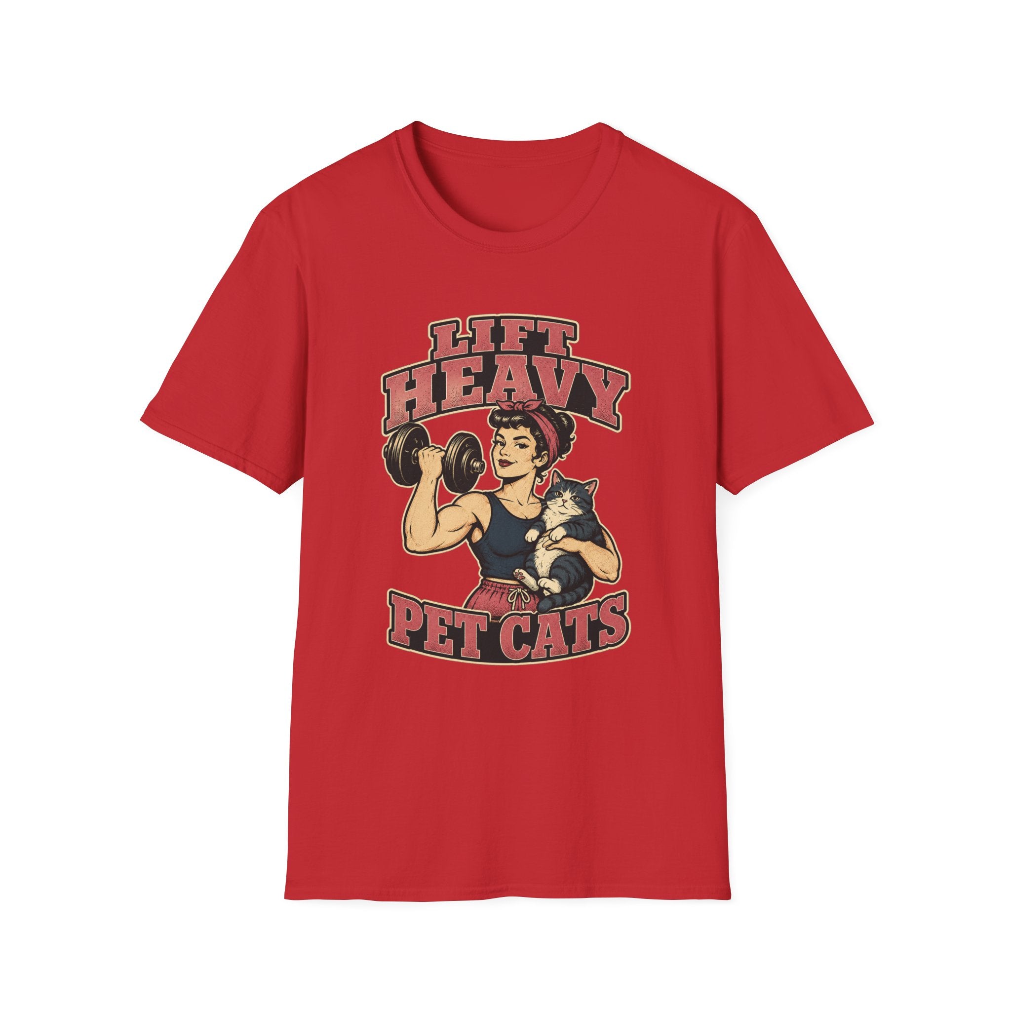Lift Heavy Pet Cats T-Shirt