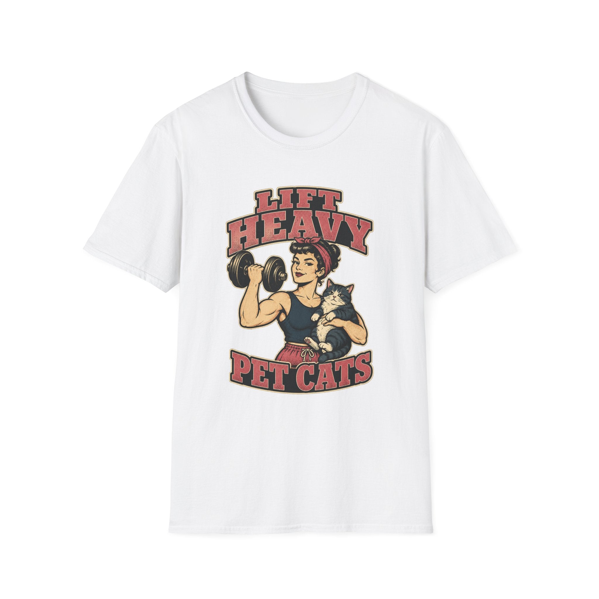 Lift Heavy Pet Cats T-Shirt