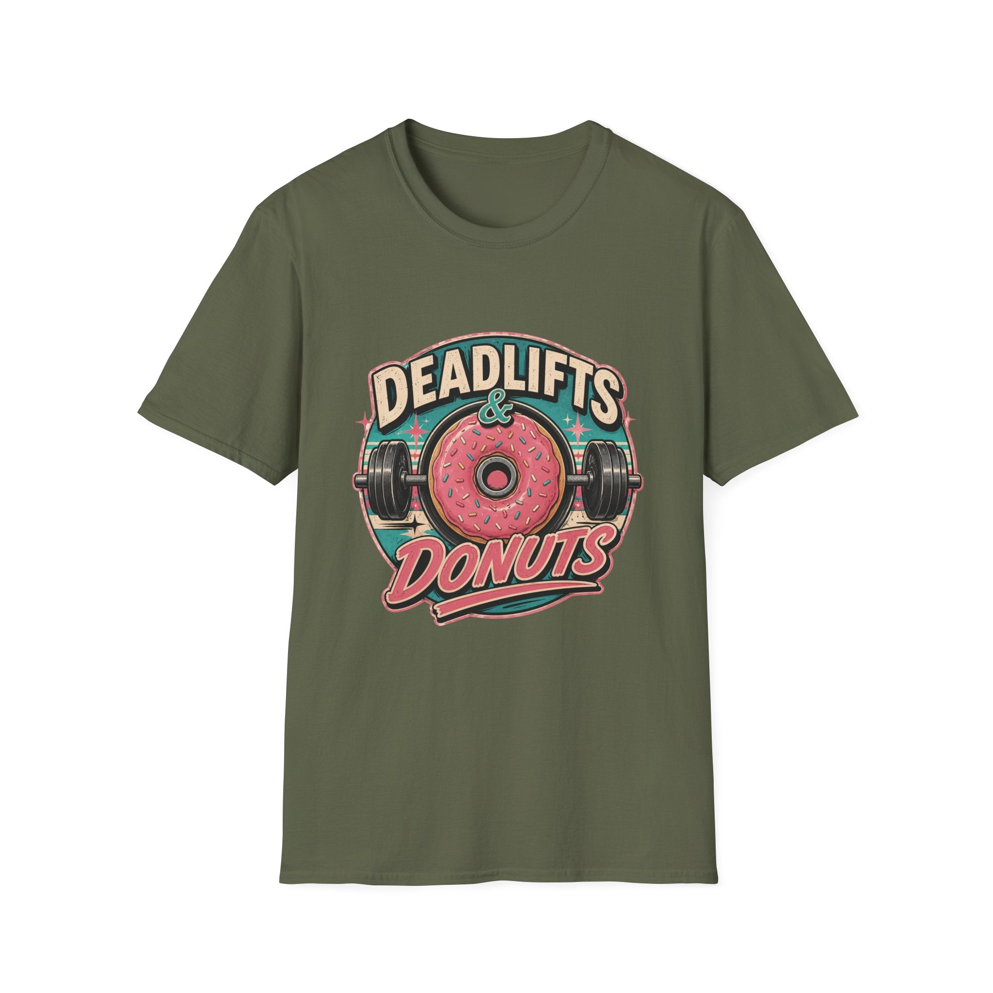 Deadlifts and Donuts T-Shirt