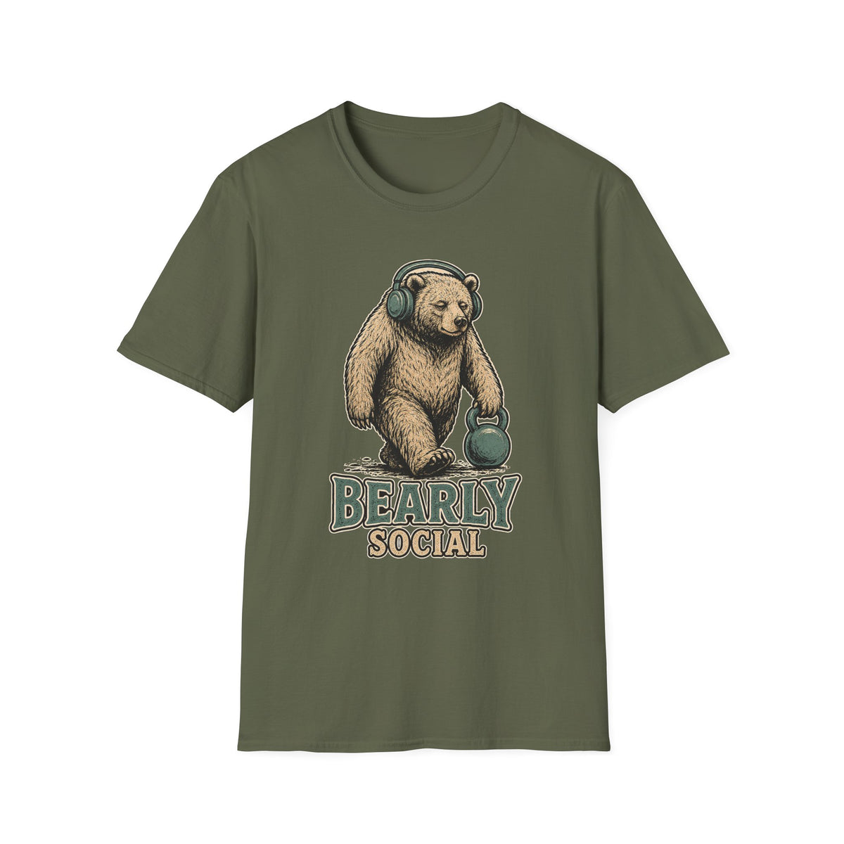 Bearly Social T-Shirt