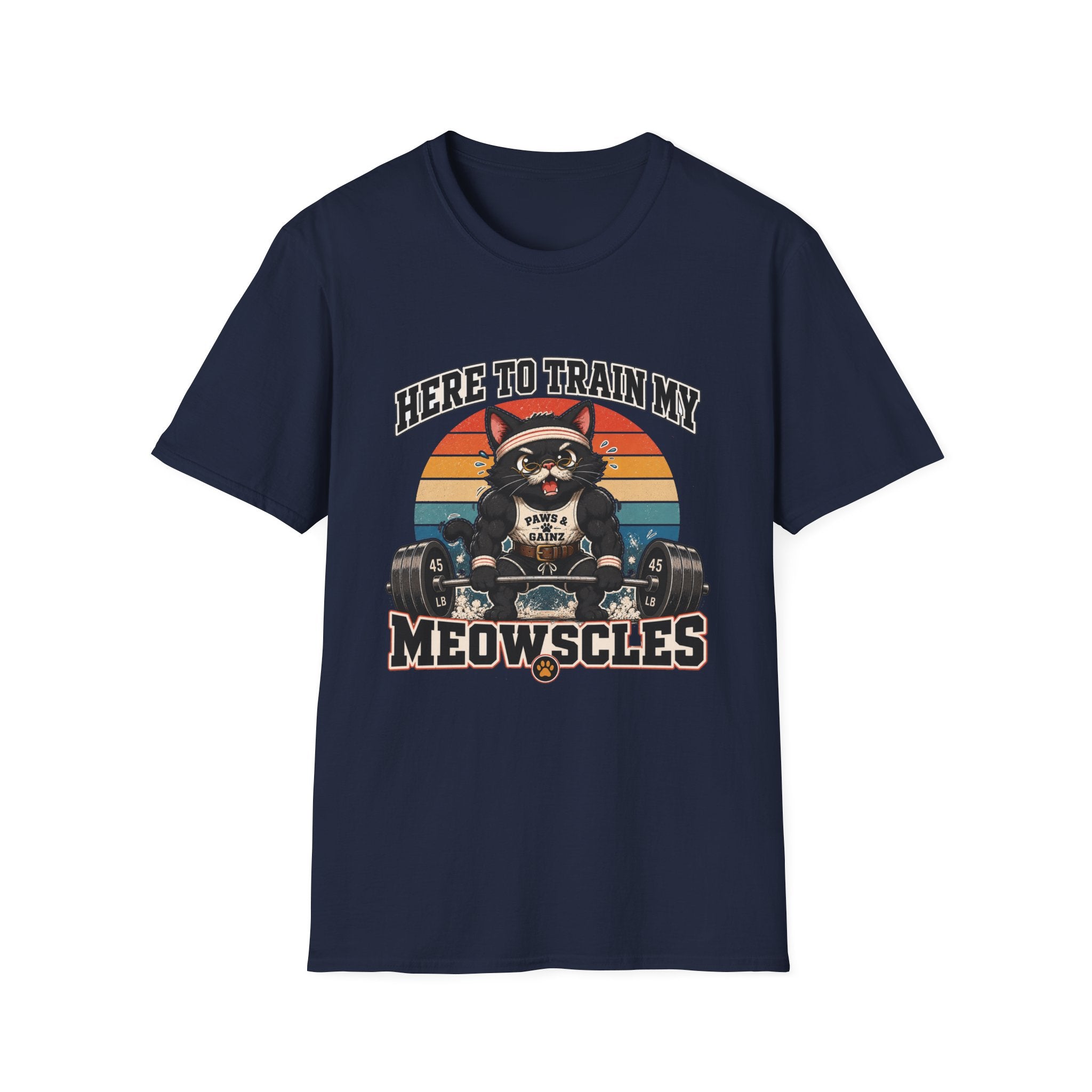 Train My Meowscles T-Shirt