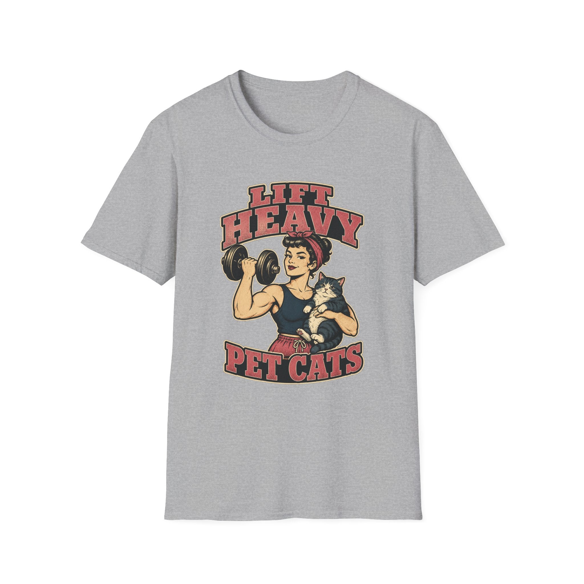 Lift Heavy Pet Cats T-Shirt