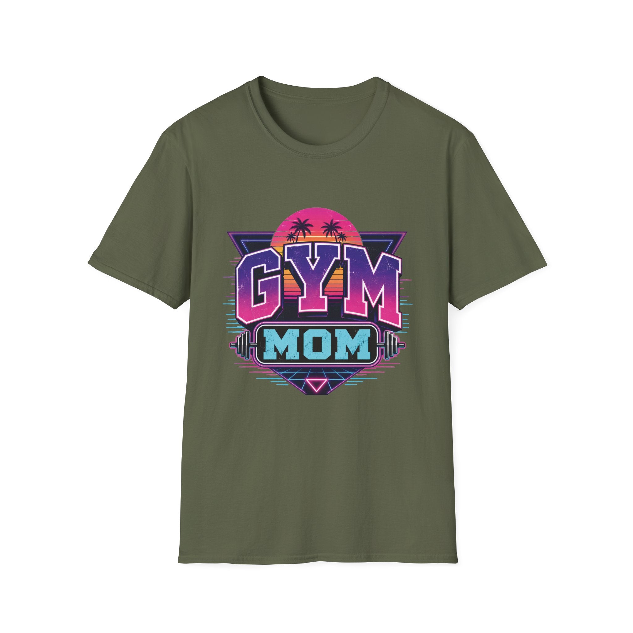 Retro Gym Mom T-Shirt