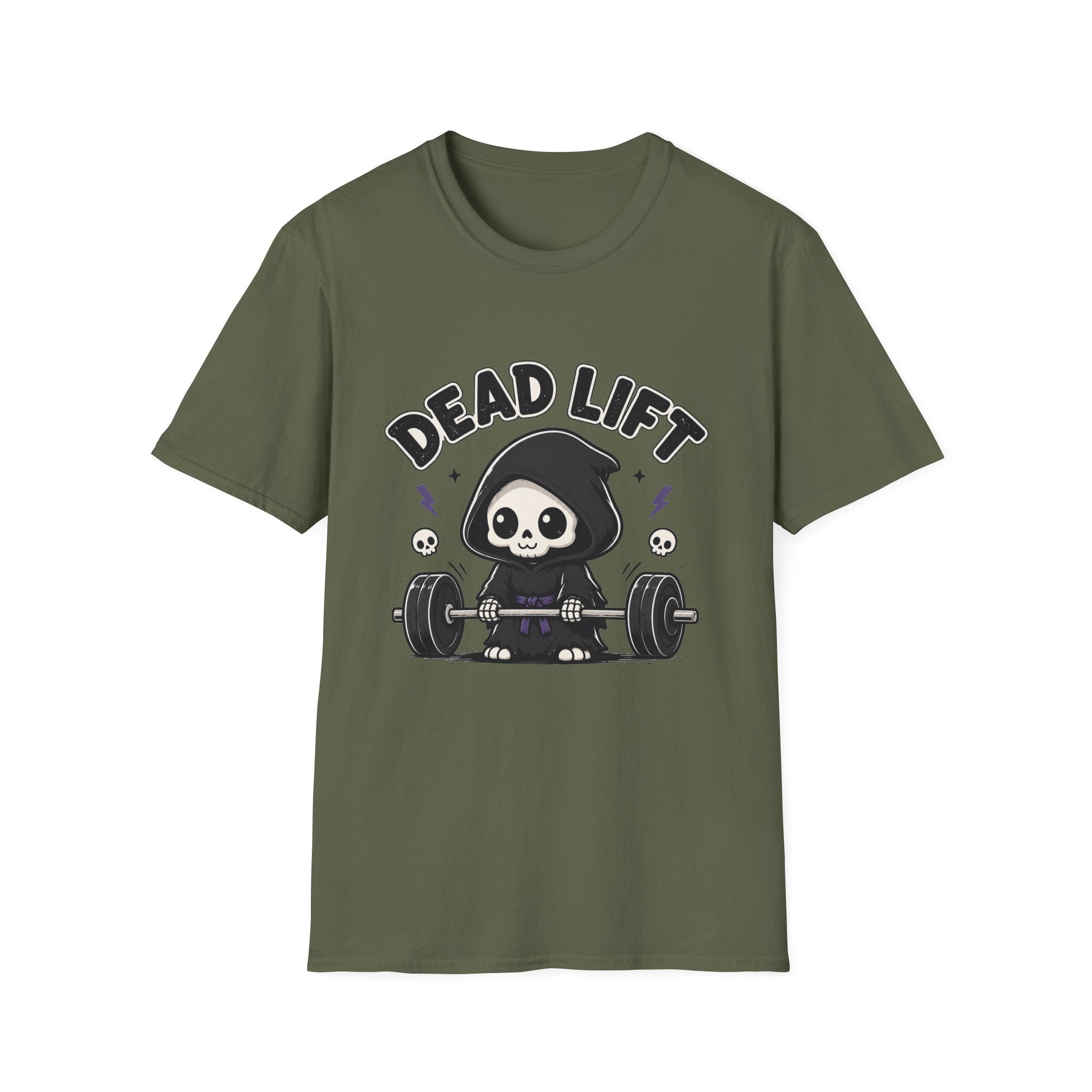 Cute Grim Reaper Deadlift T-Shirt