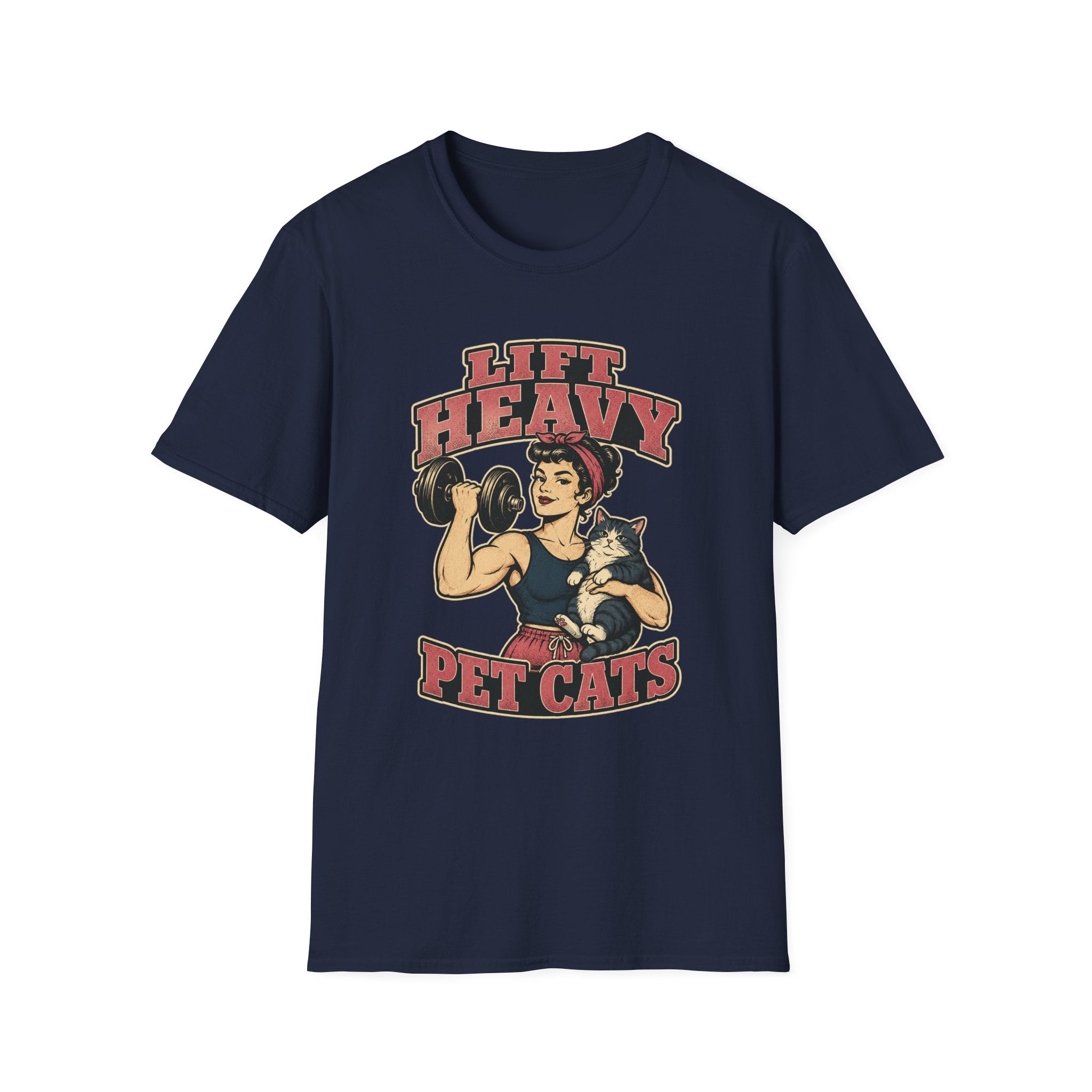 Lift Heavy Pet Cats T-Shirt