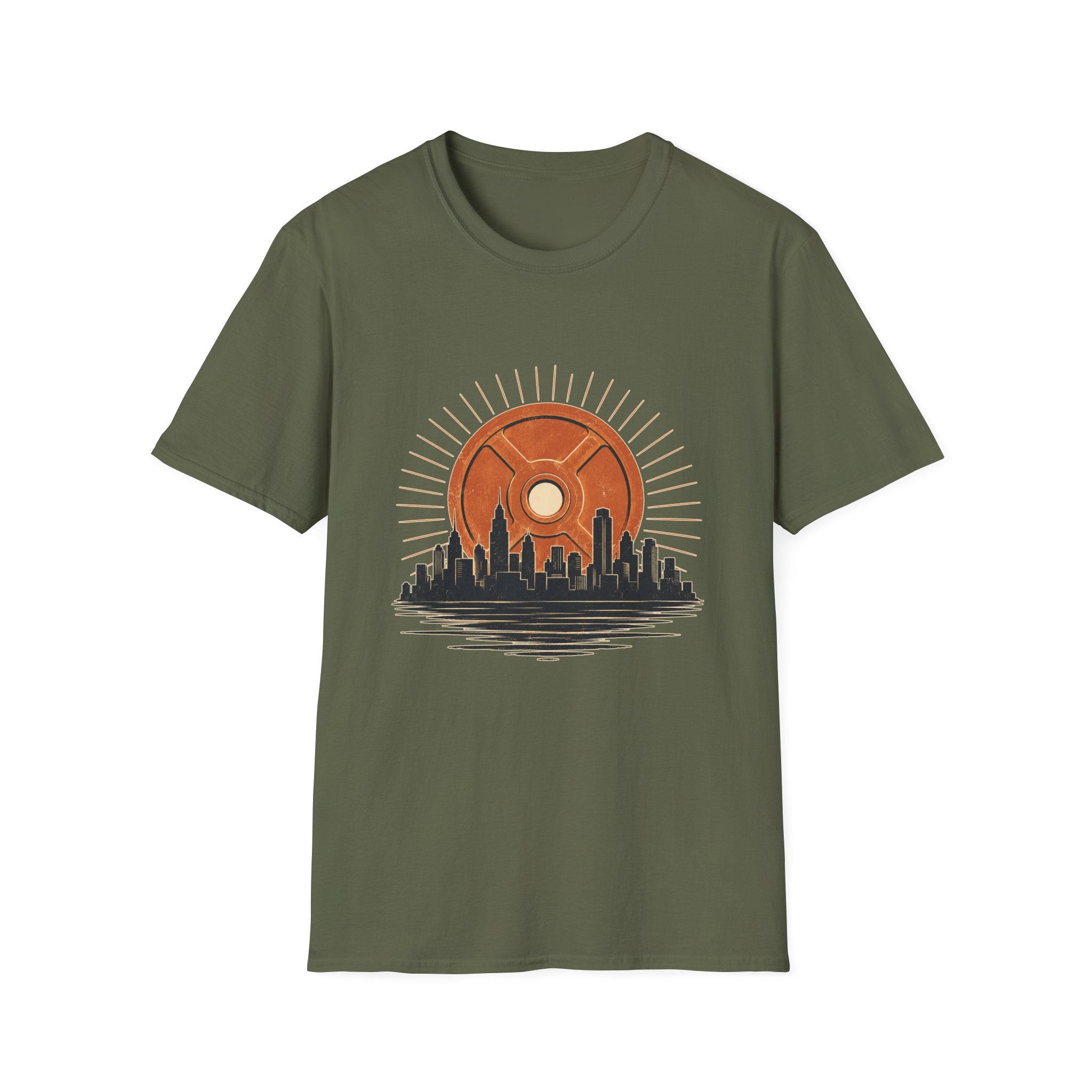 Weight Plate Sunset T-Shirt
