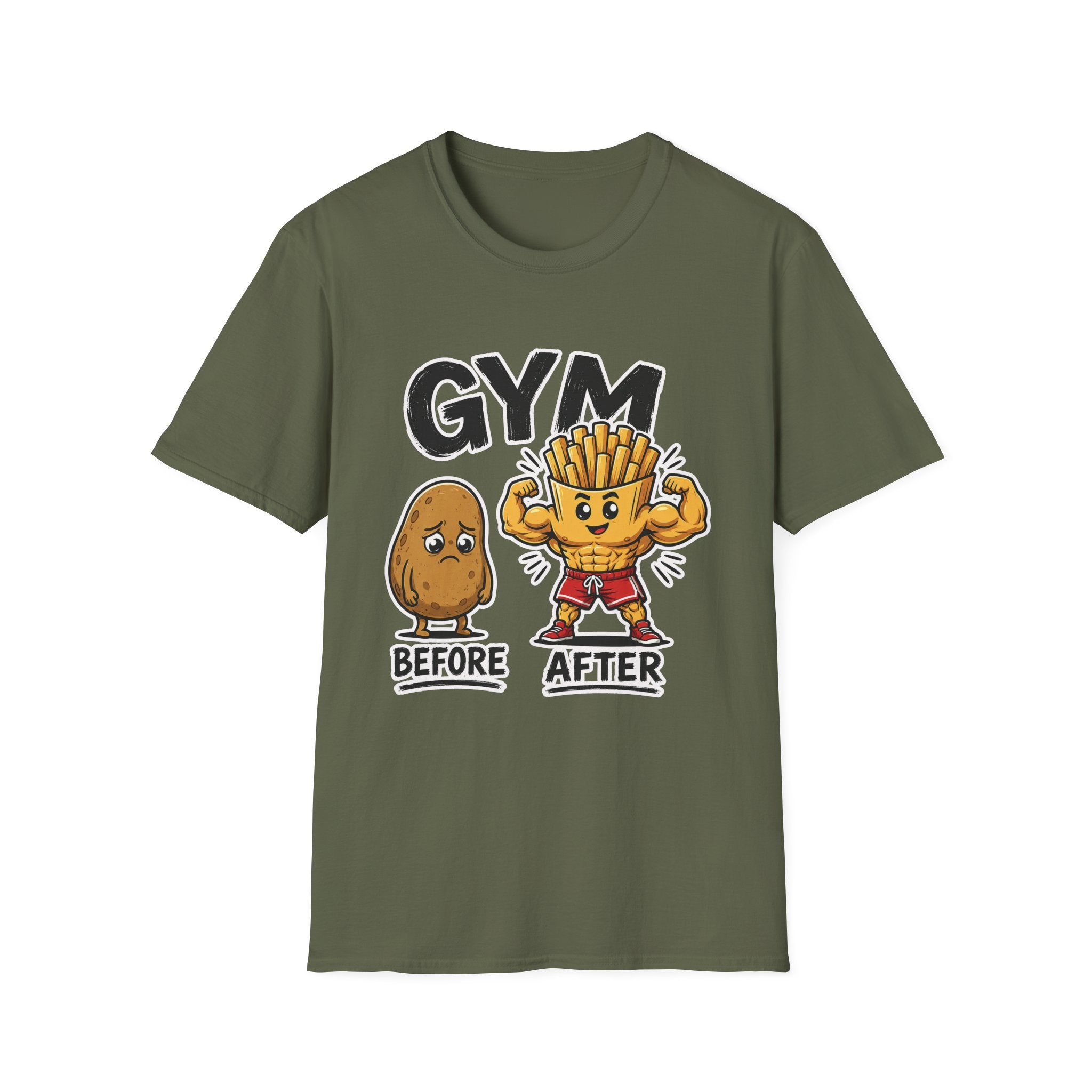 Gym Potato Transformation T-Shirt