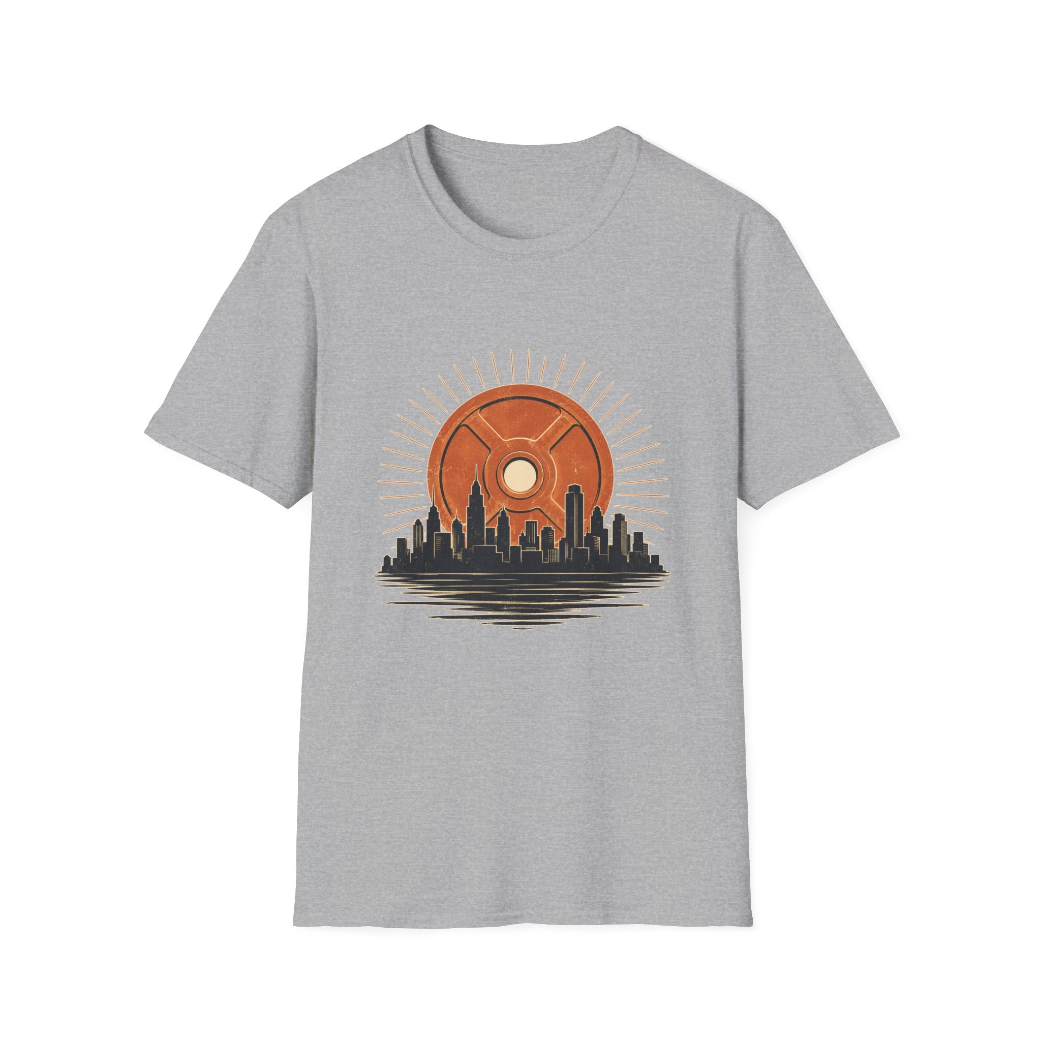 Weight Plate Sunset T-Shirt