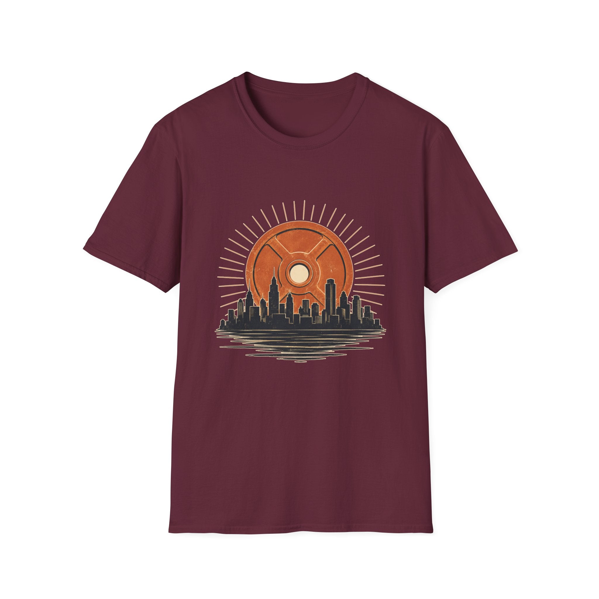 Weight Plate Sunset T-Shirt