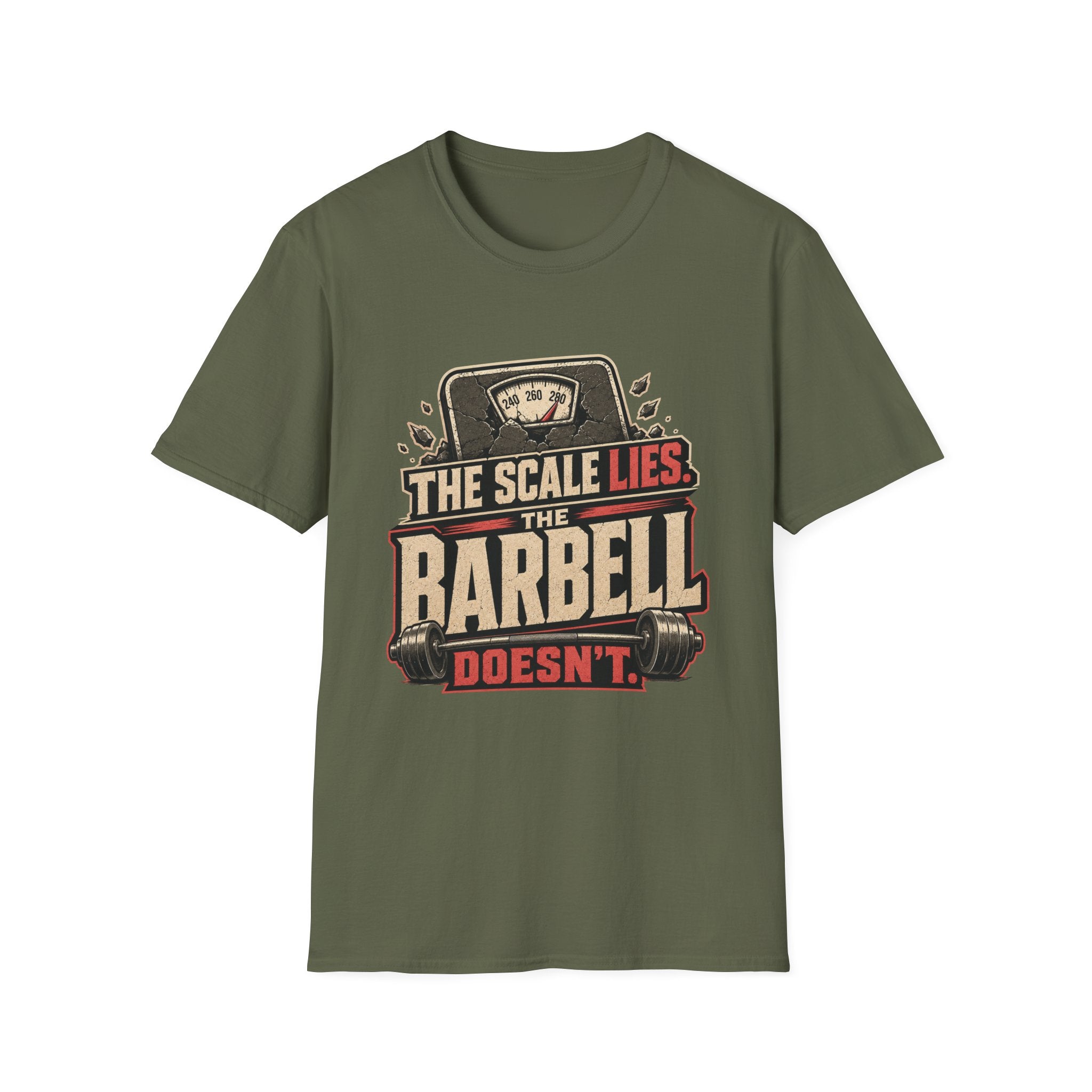 The Barbell Never Lies T-Shirt