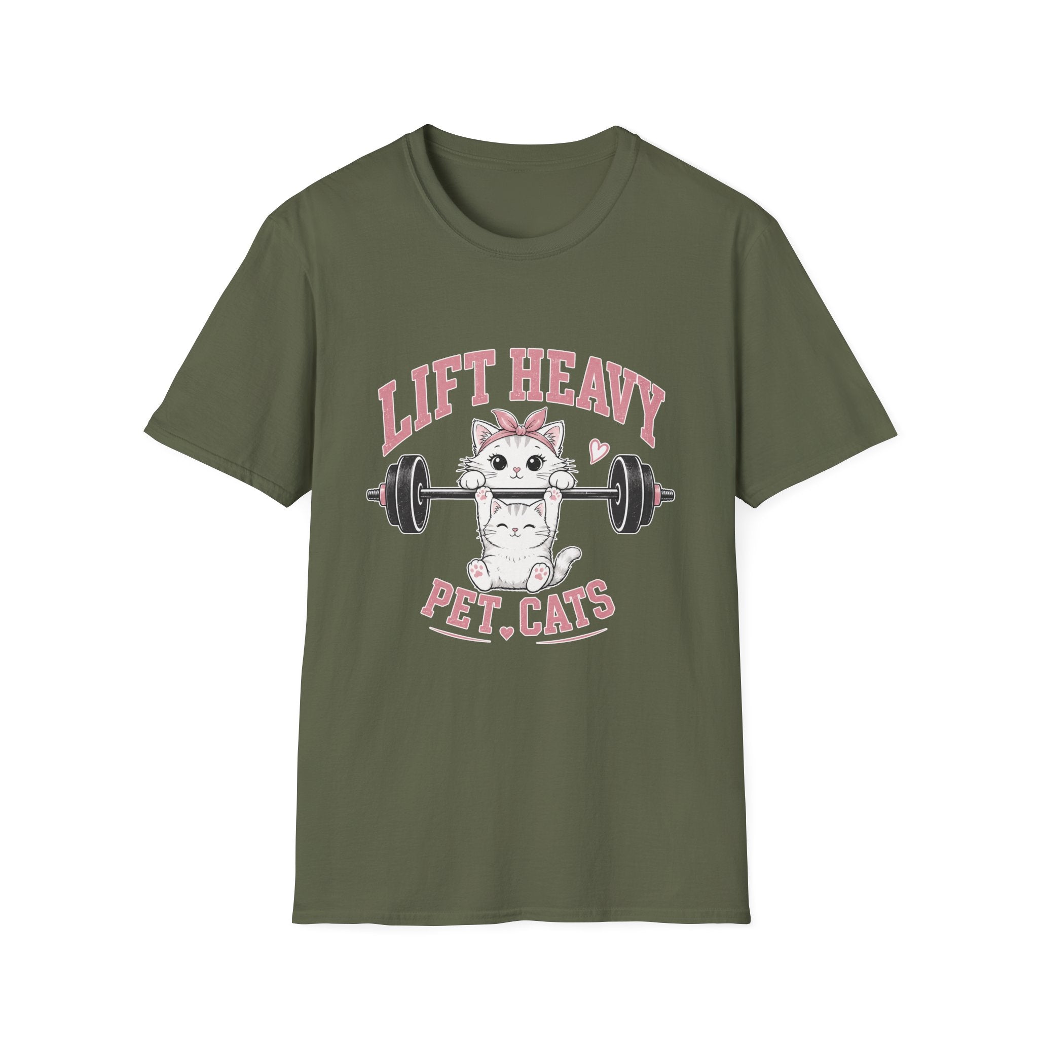 Lift Heavy Pet Cats T-Shirt