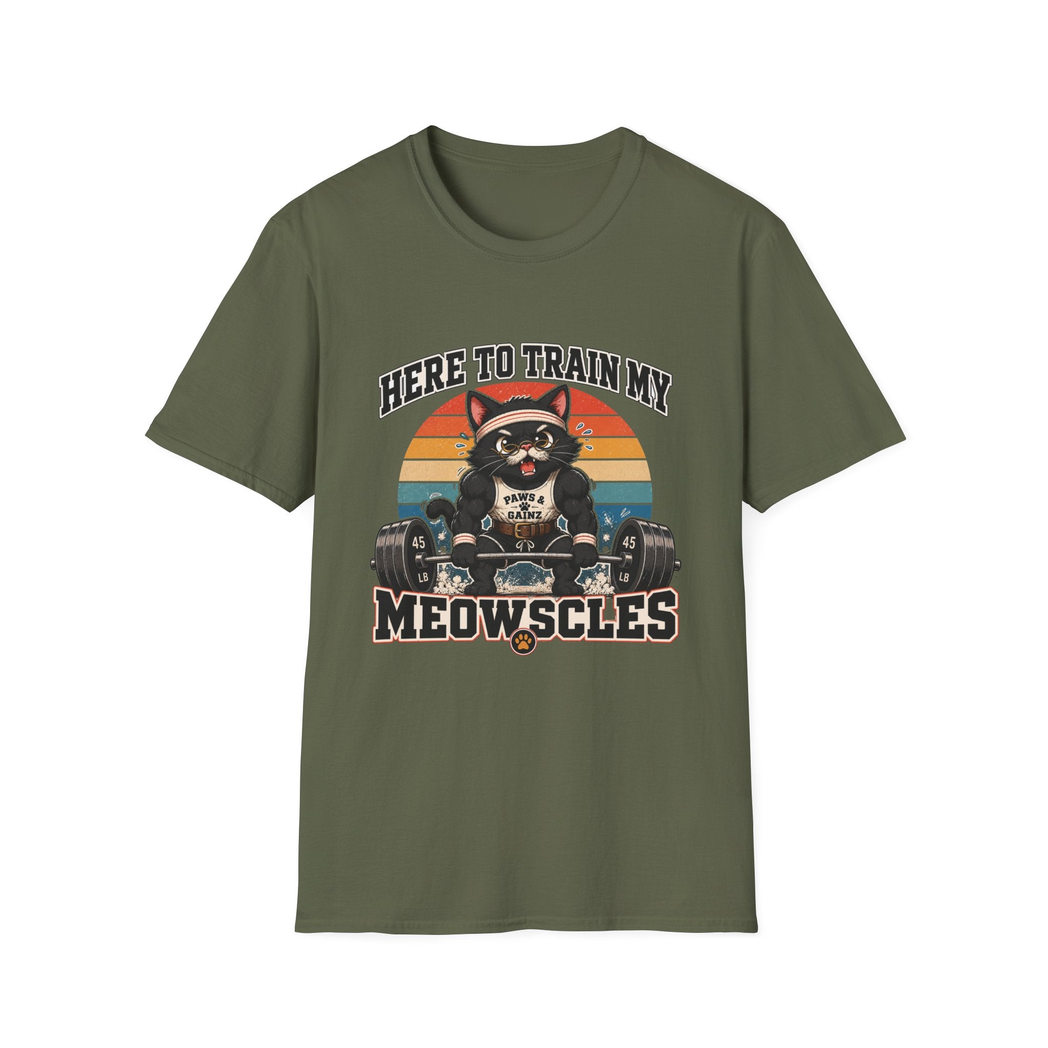 Train My Meowscles T-Shirt