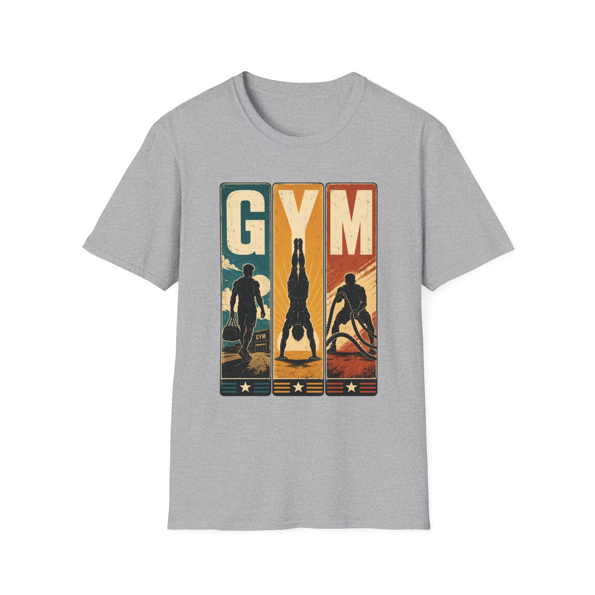 Retro Gym Panels T-Shirt