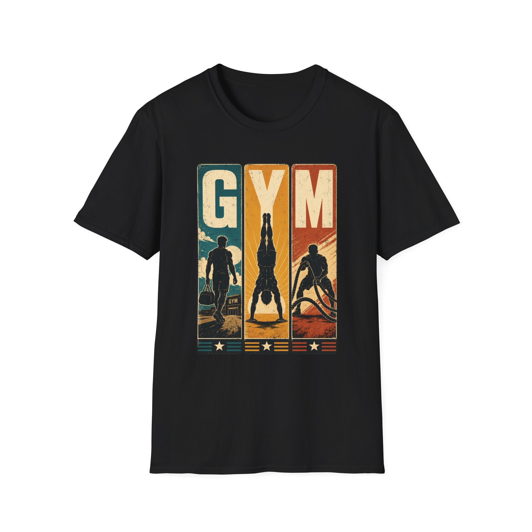 Retro Gym Panels T-Shirt