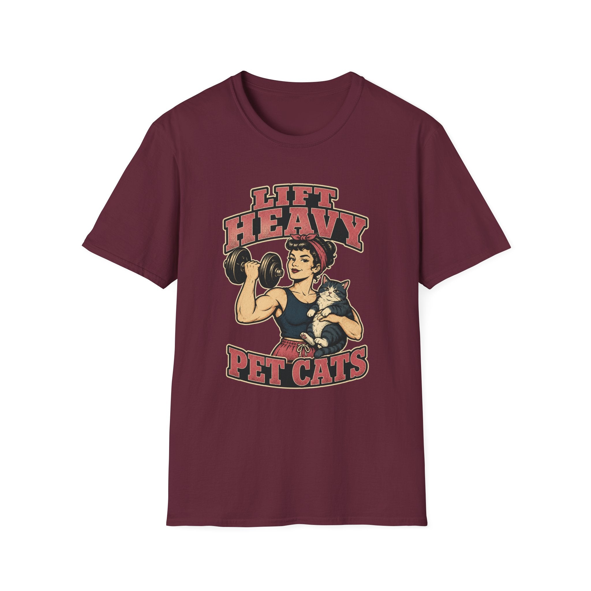 Lift Heavy Pet Cats T-Shirt