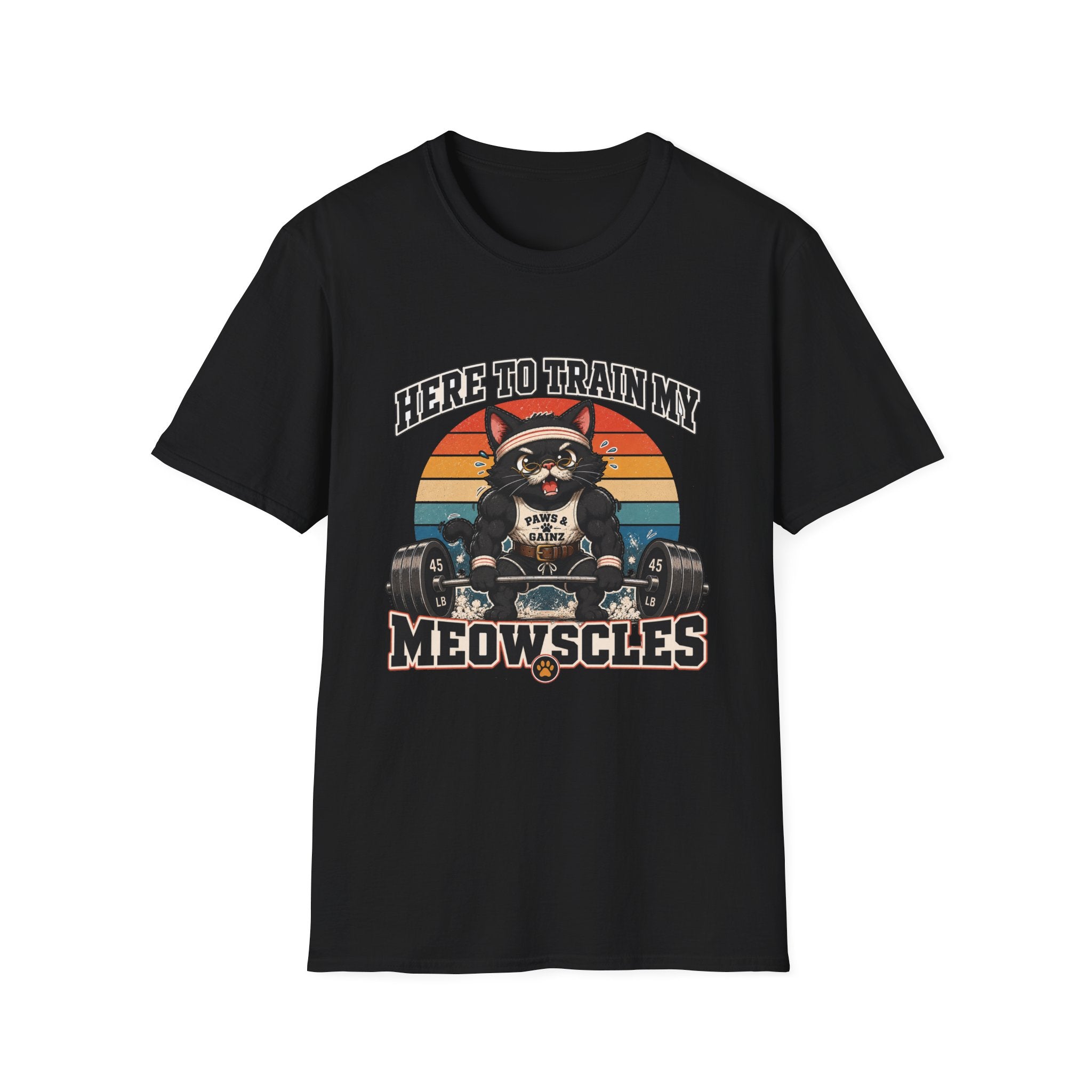 Train My Meowscles T-Shirt