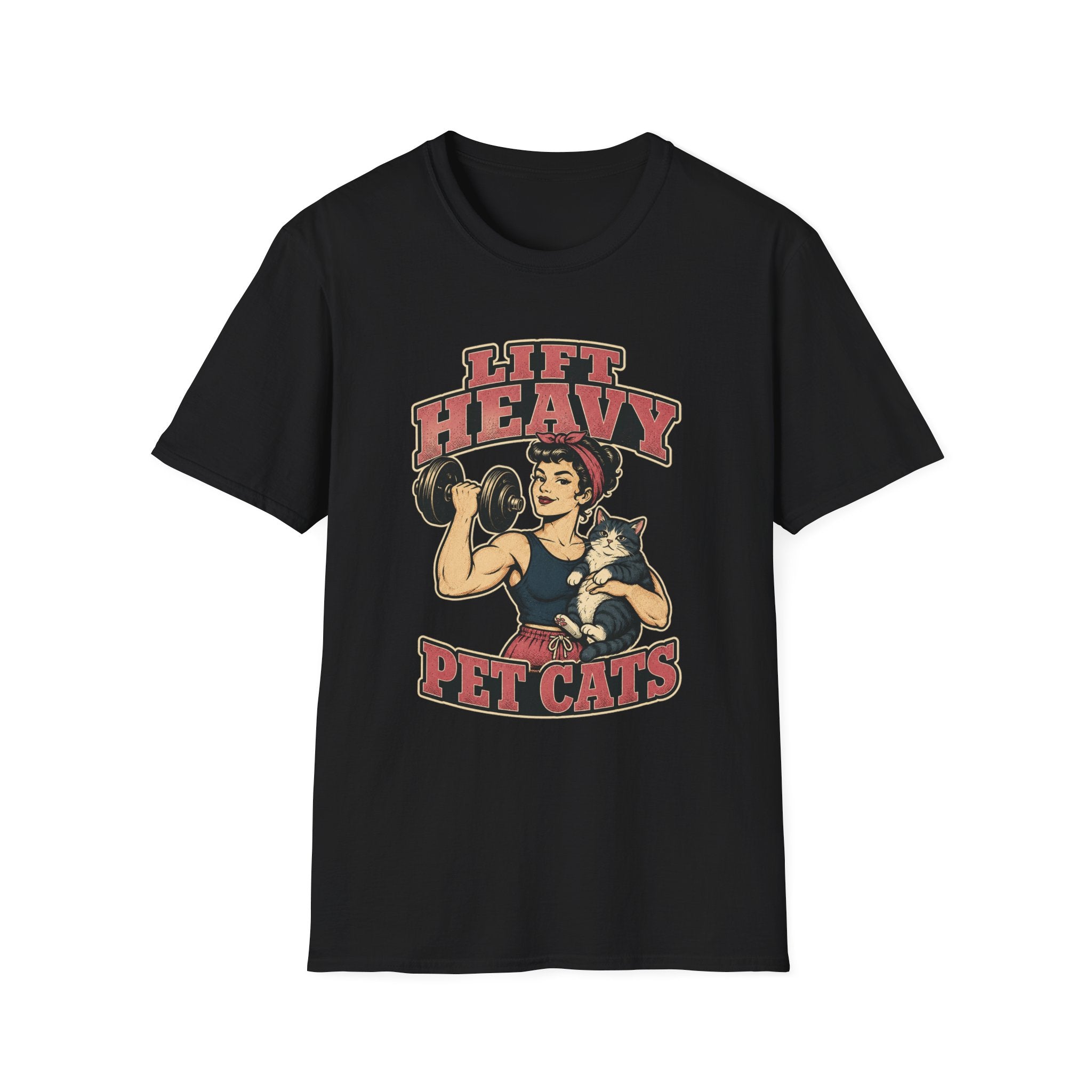 Lift Heavy Pet Cats T-Shirt