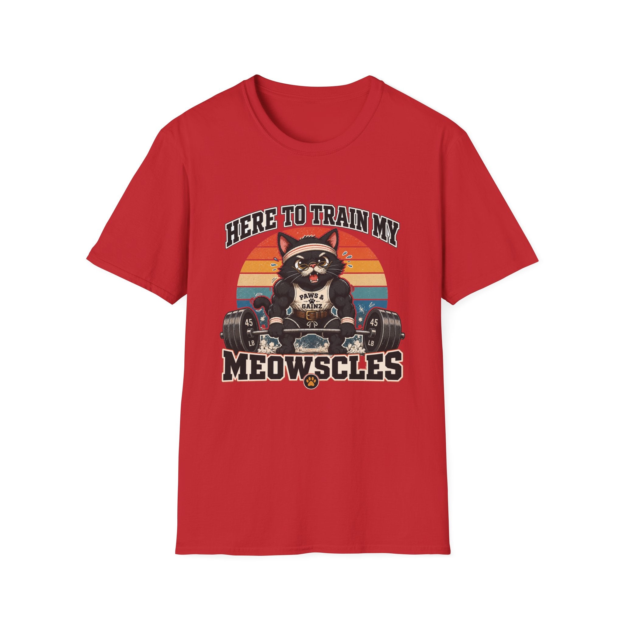 Train My Meowscles T-Shirt