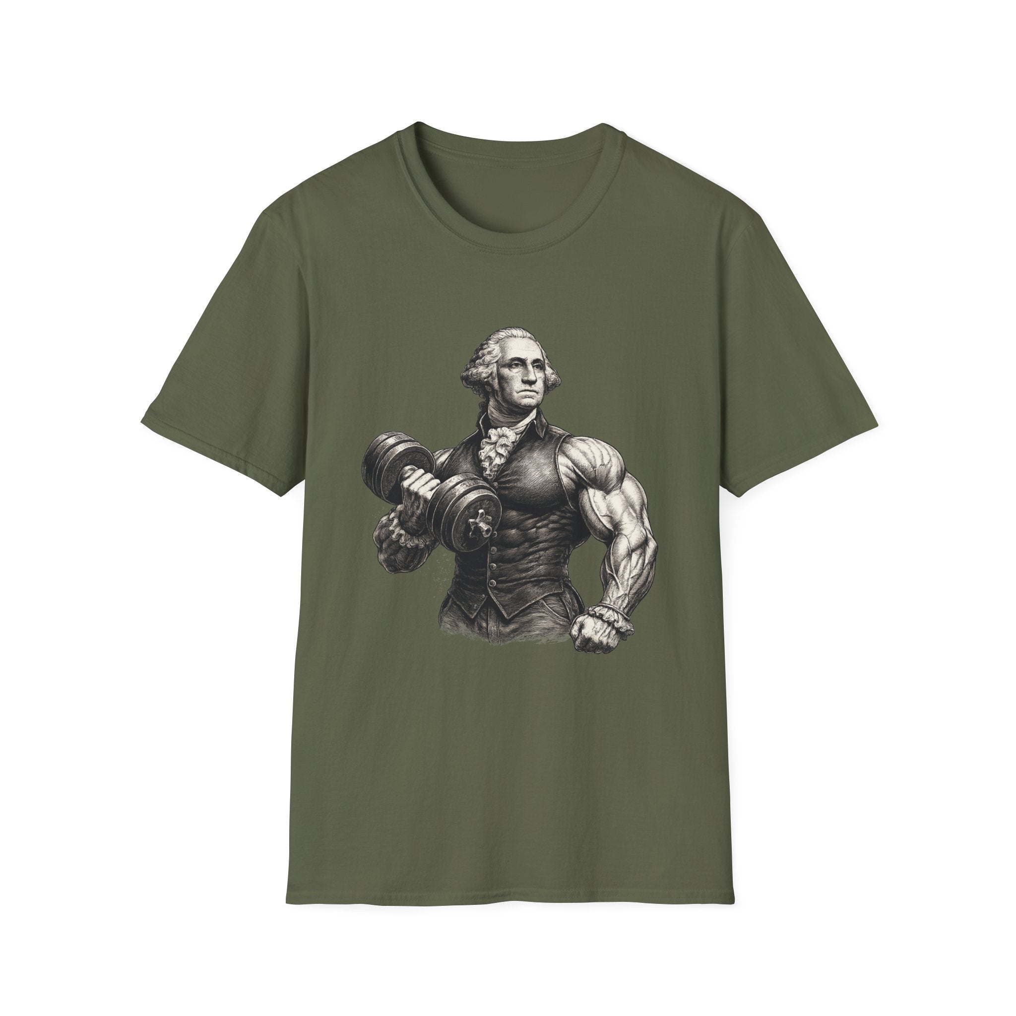 George Washington Bodybuilder T-Shirt