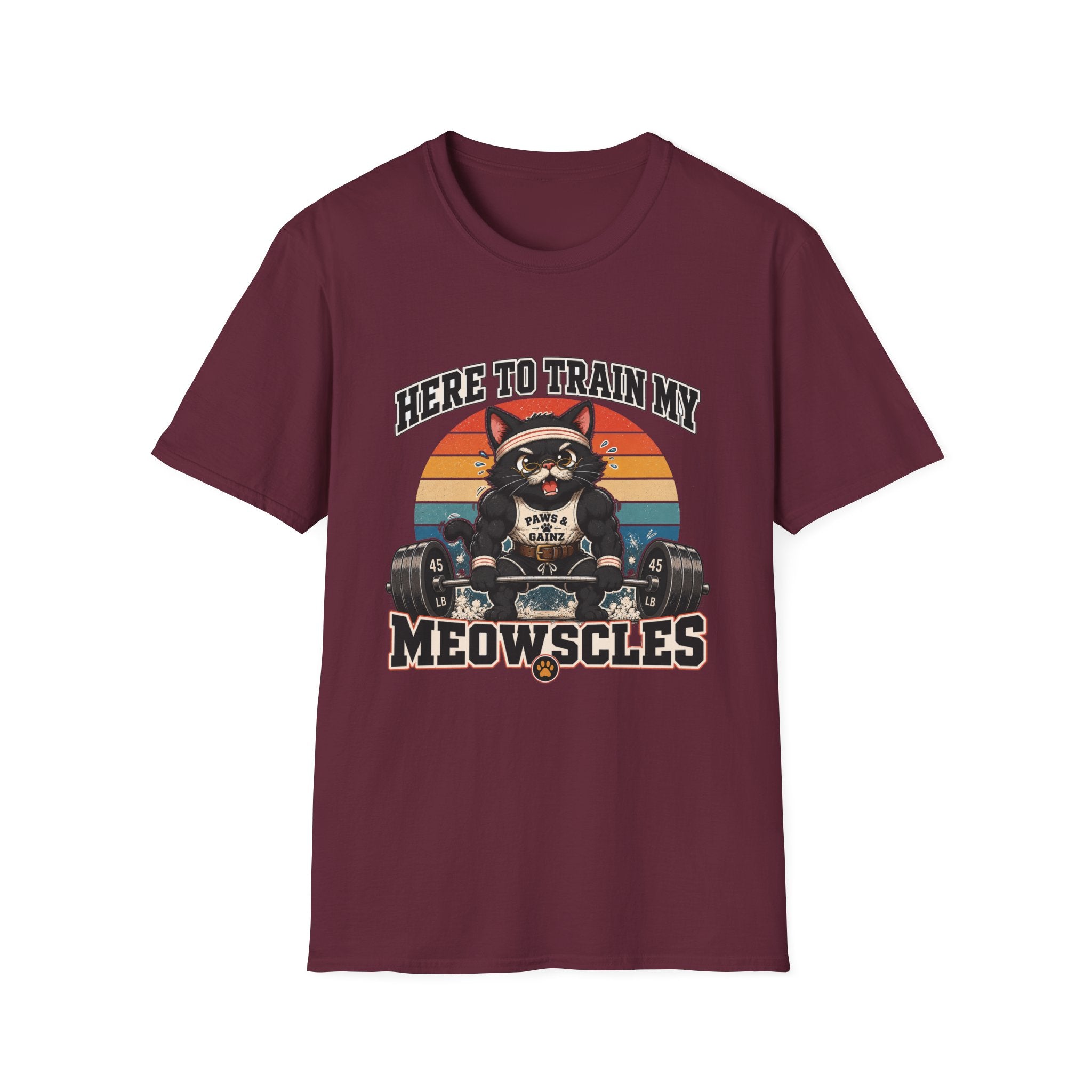 Train My Meowscles T-Shirt