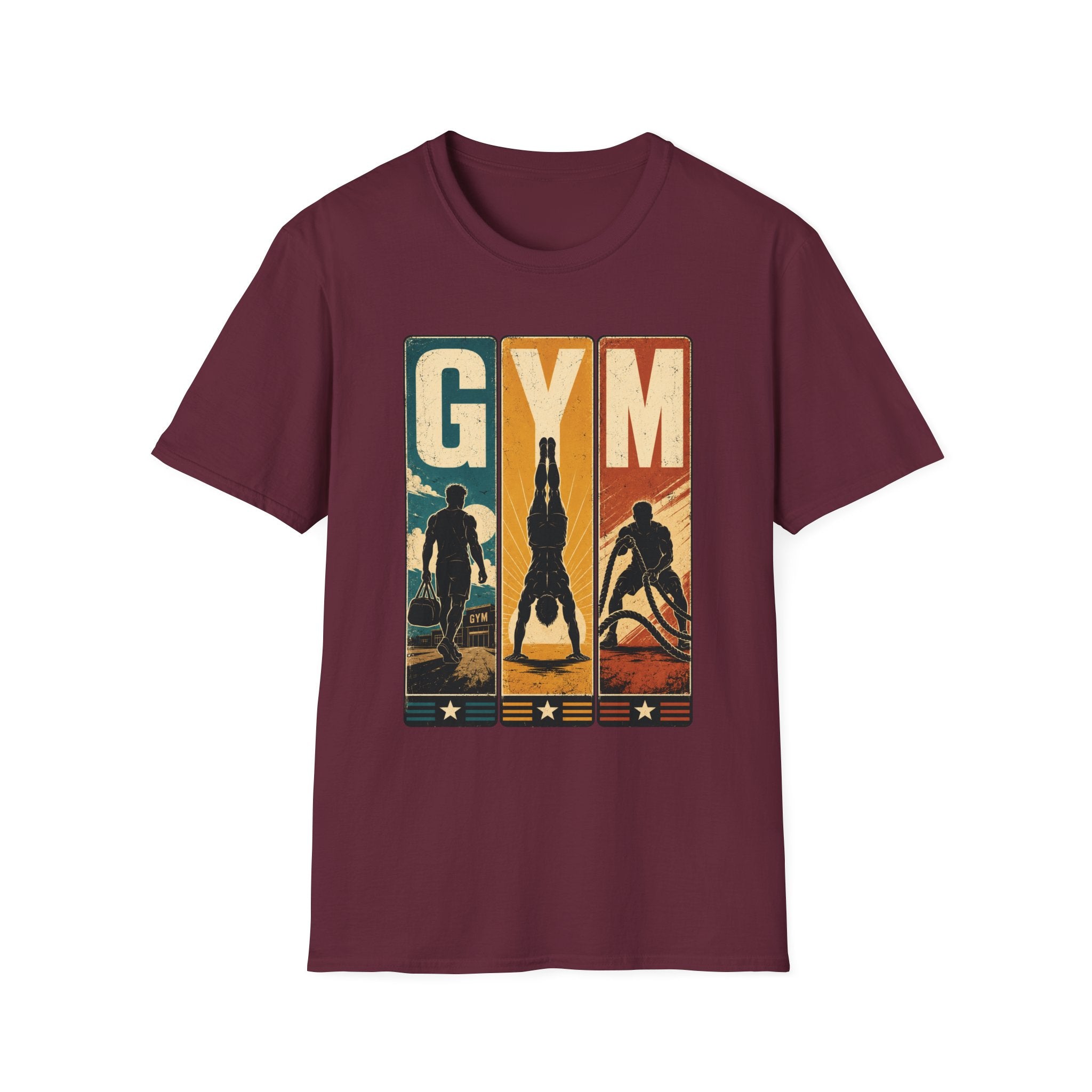 Retro Gym Panels T-Shirt