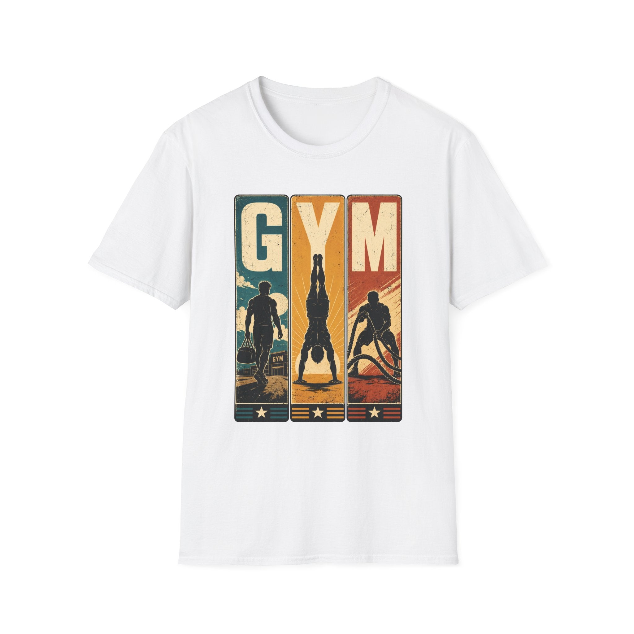 Retro Gym Panels T-Shirt