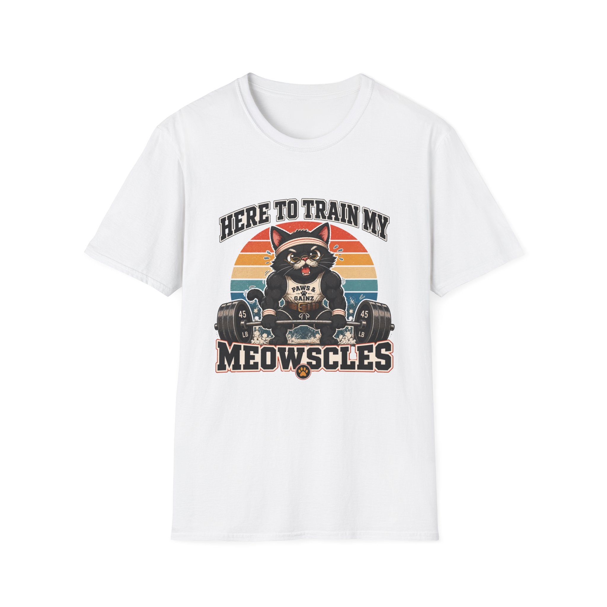 Train My Meowscles T-Shirt
