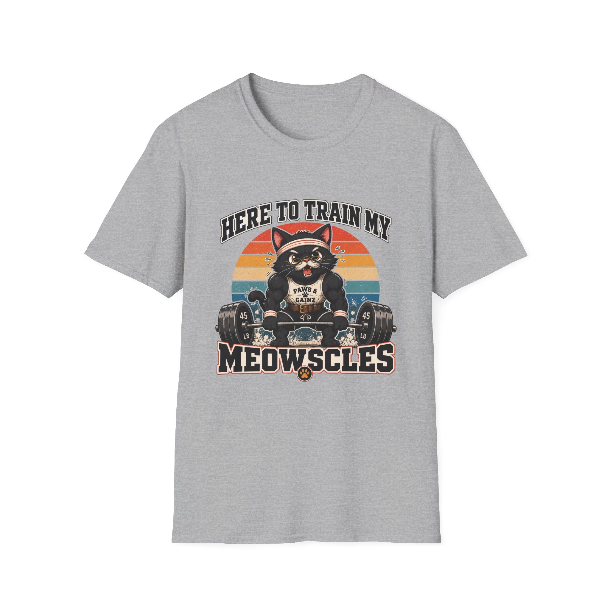 Train My Meowscles T-Shirt