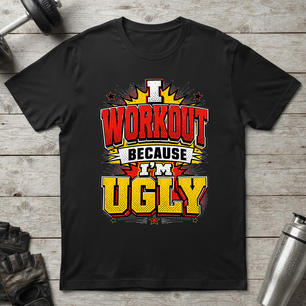 Workout Because Ugly T-Shirt