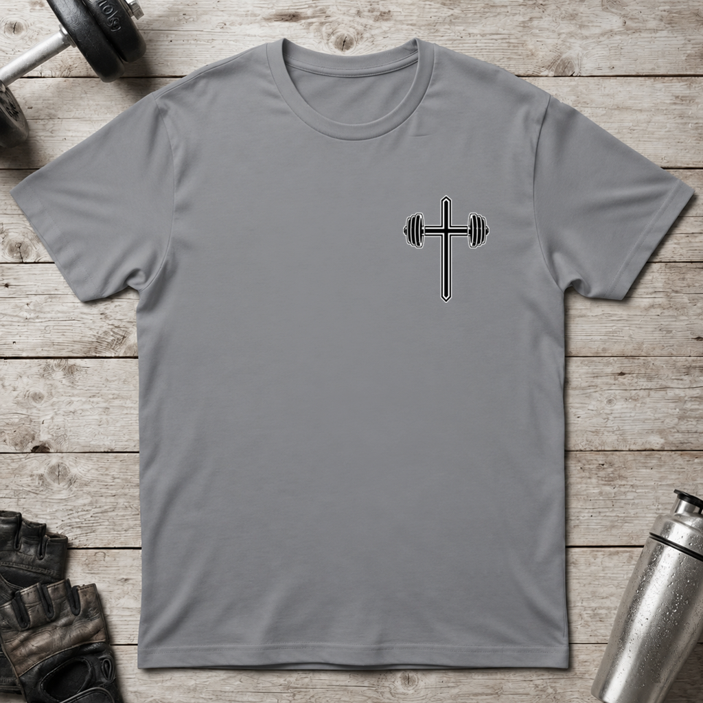 Barbell Cross T-Shirt