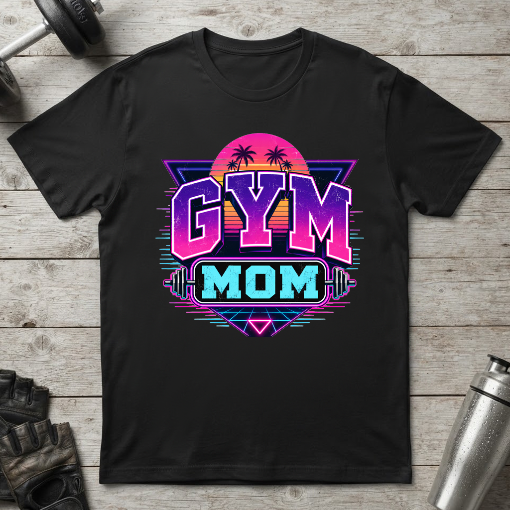 Retro Gym Mom T-Shirt