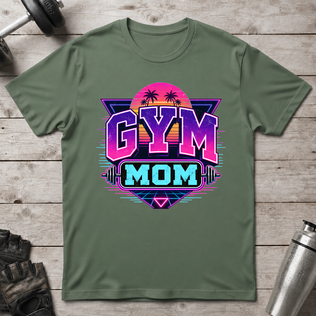 Retro Gym Mom T-Shirt