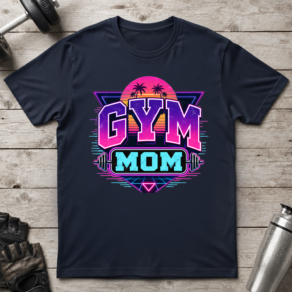 Retro Gym Mom T-Shirt