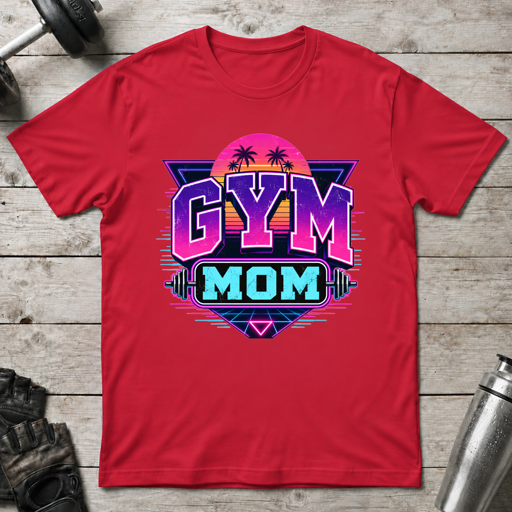 Retro Gym Mom T-Shirt