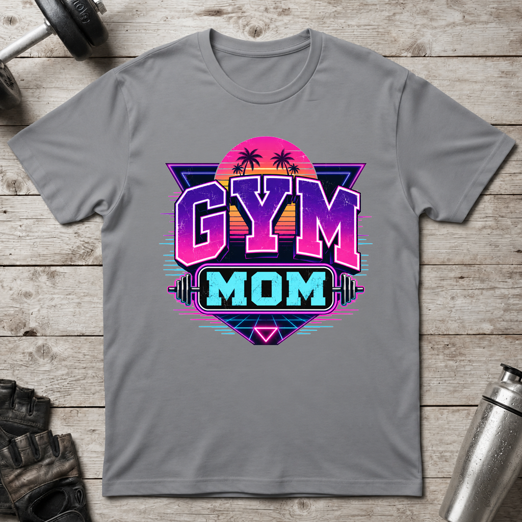 Retro Gym Mom T-Shirt