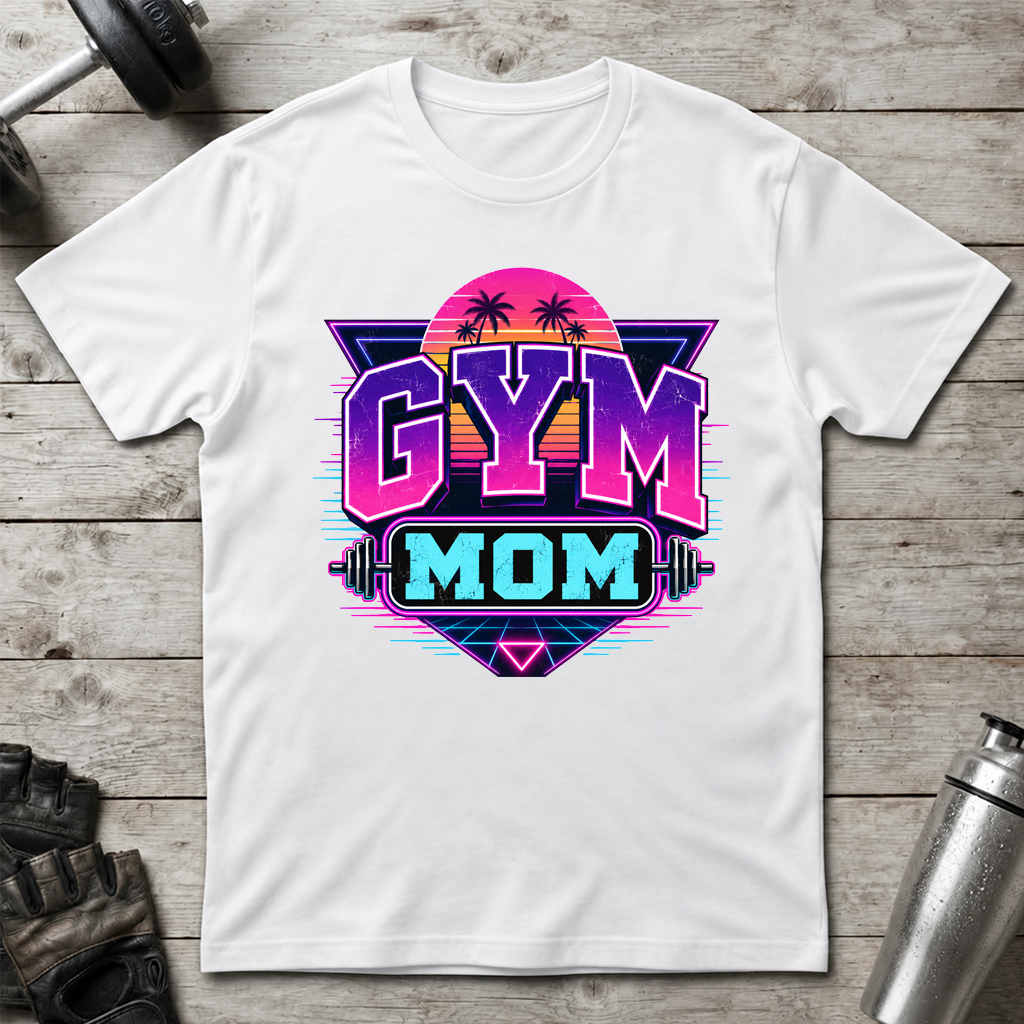 Retro Gym Mom T-Shirt
