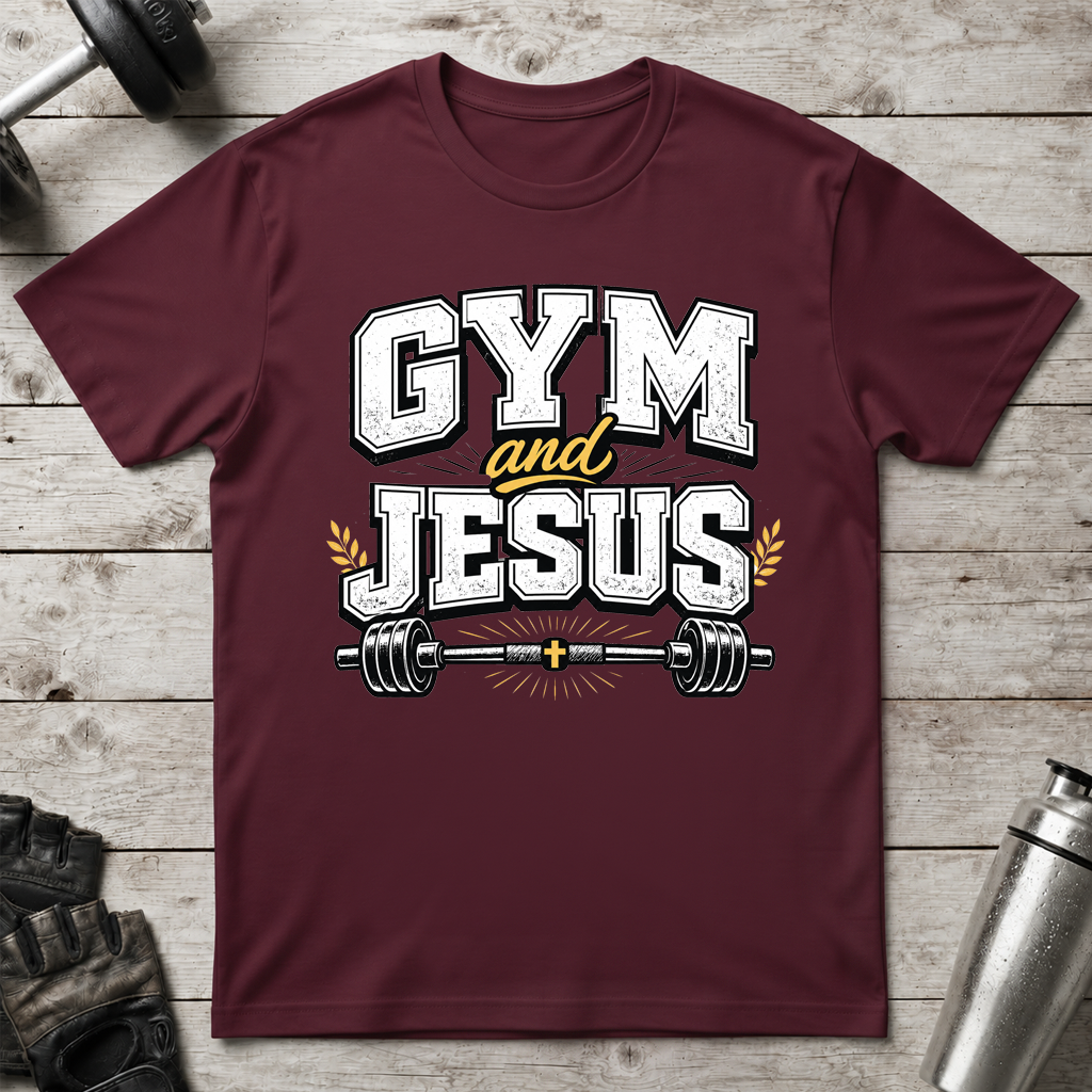 Gym and Jesus T-Shirt