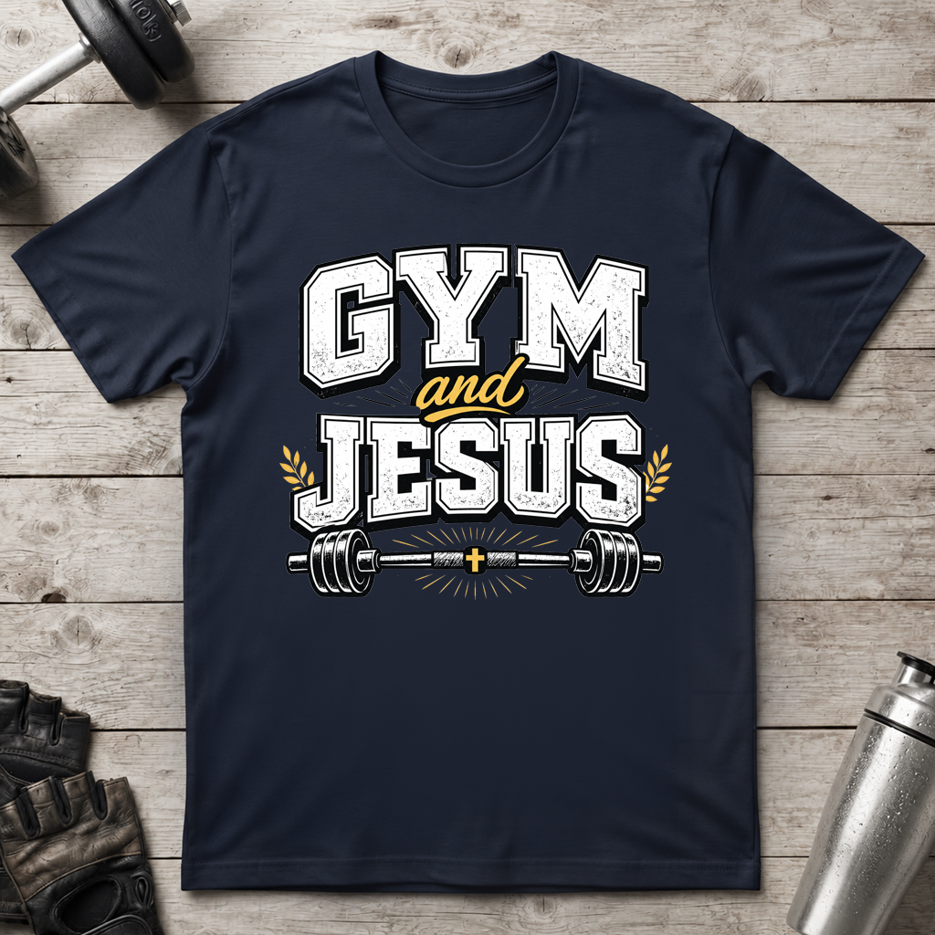Gym and Jesus T-Shirt