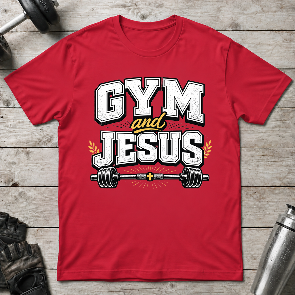 Gym and Jesus T-Shirt