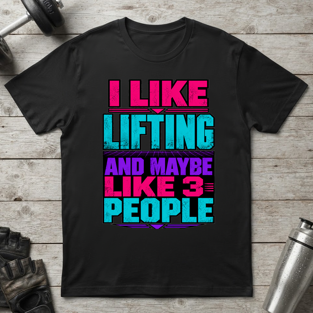 Lifting and Three People T-Shirt