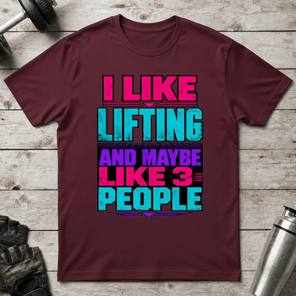 Lifting and Three People T-Shirt