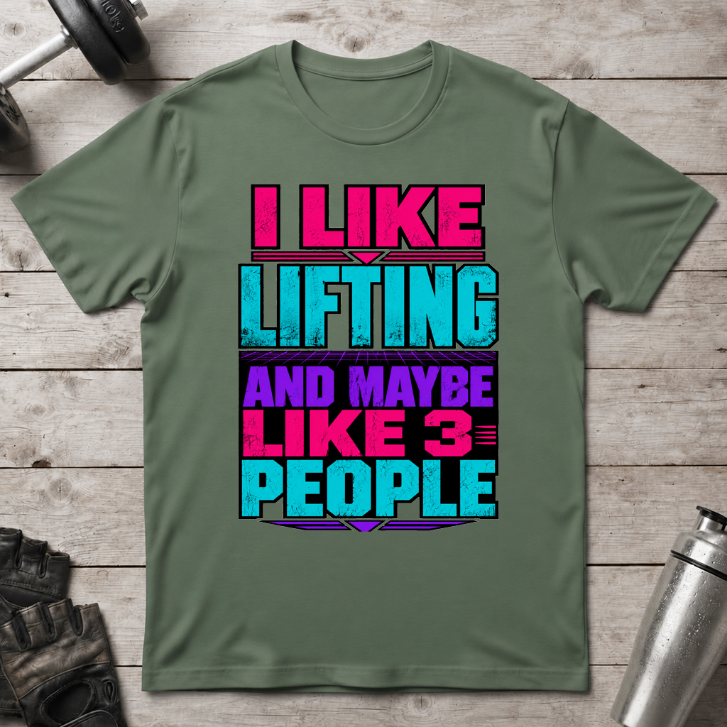 Lifting and Three People T-Shirt