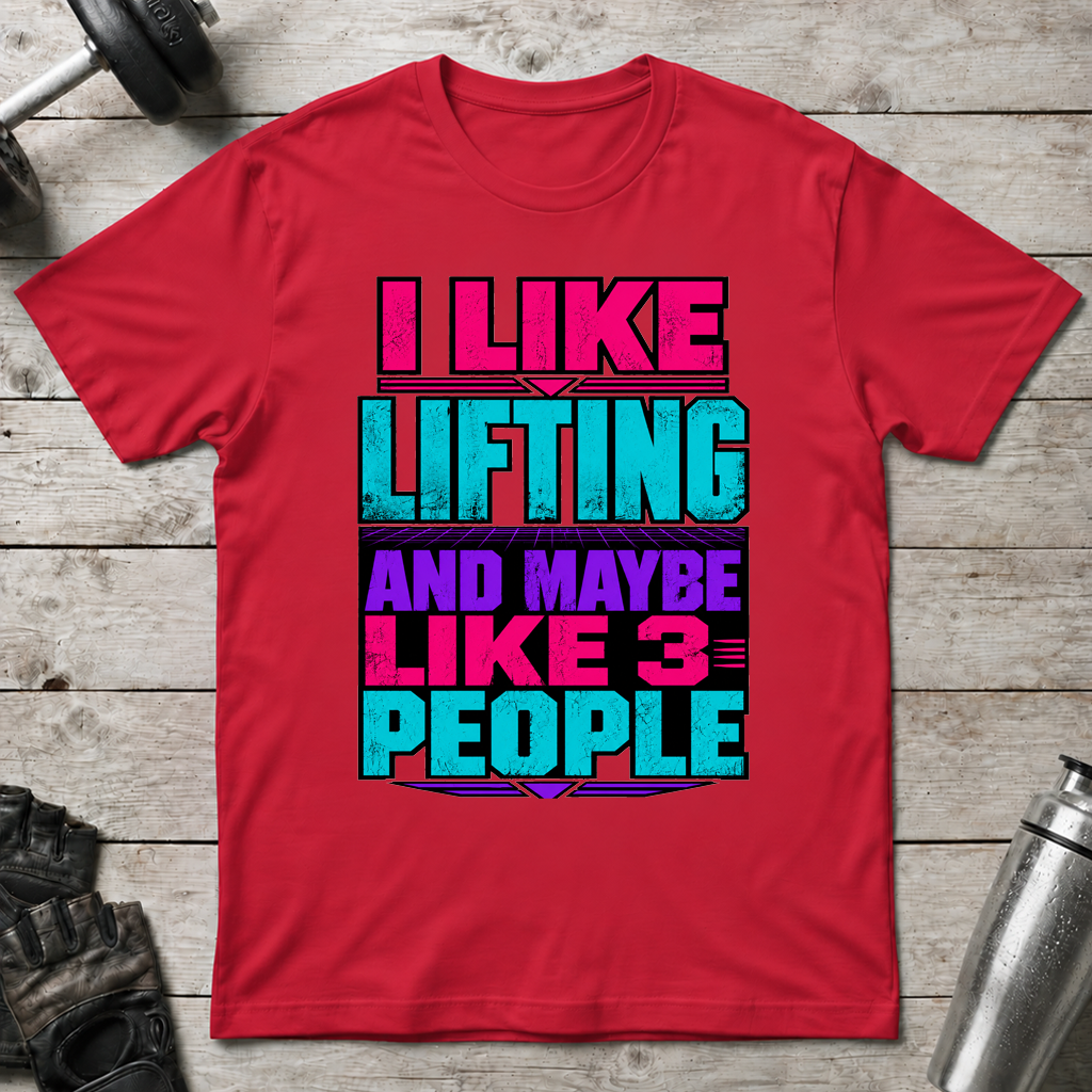 Lifting and Three People T-Shirt