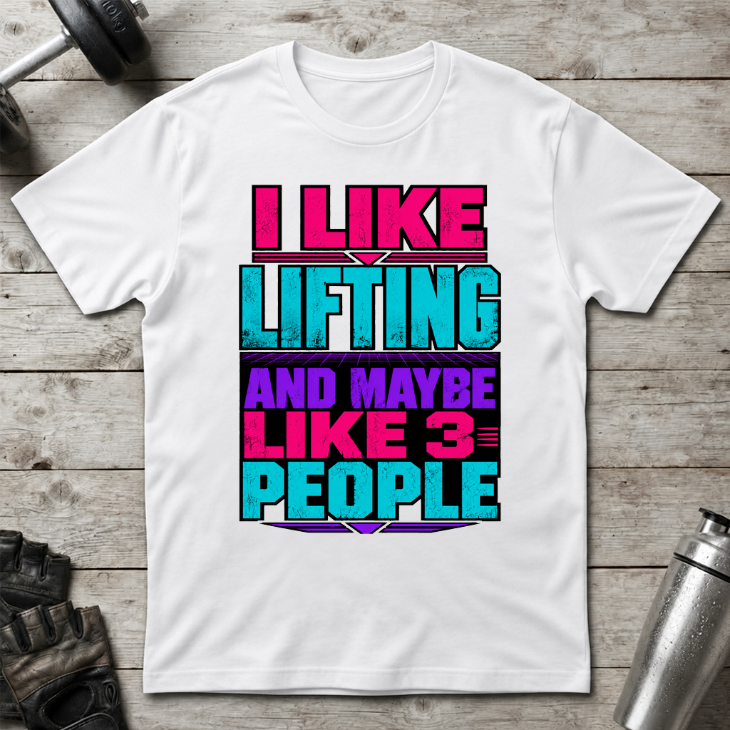 Lifting and Three People T-Shirt