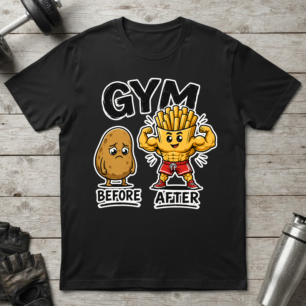 Gym Potato Transformation T-Shirt