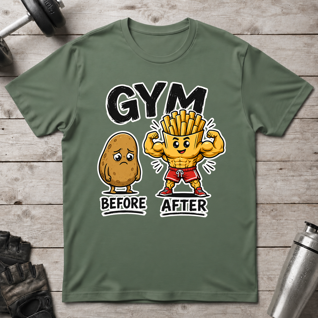 Gym Potato Transformation T-Shirt