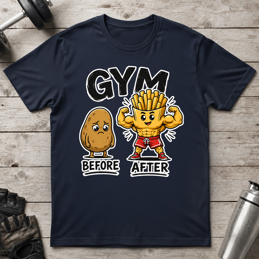 Gym Potato Transformation T-Shirt