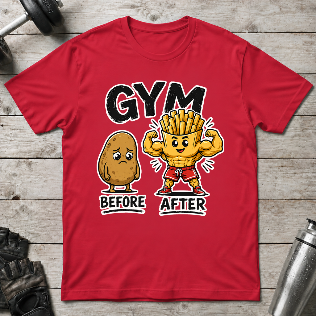 Gym Potato Transformation T-Shirt