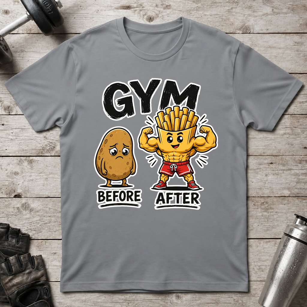 Gym Potato Transformation T-Shirt